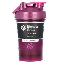 Blender Bottle, Classic With Loop, Plum, 20 oz