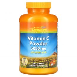 Thompson, Vitamin C Powder, 5,000 mg , 8 oz.