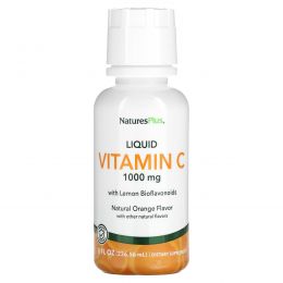 NaturesPlus, Жидкий витамин C, натуральный апельсин, 1000 мг, 236,56 мл (8 жидк. Унций)