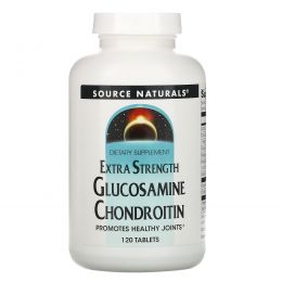 Source Naturals, Усиленный глюкозамин и хондроитин, 120 таблеток