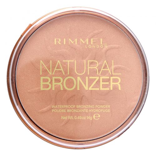 Rimmel London, Natural Bronzer, водостойкая пудра-бронзер, оттенок 020 Sunshine, 14 г (0,49 унции)