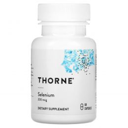 Thorne Research, Cеленометионин, 60 вегетарианских капсул