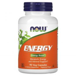 Now Foods, Energy, 90 капсул в растительной оболочке