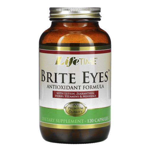 Life Time, Brite Eyes, антиоксидантная формула, 120 капсул