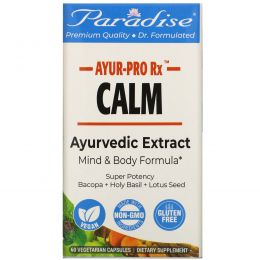 Paradise Herbs, AYUR Pro Rx, Calm, 60 Vegetarian Capsules