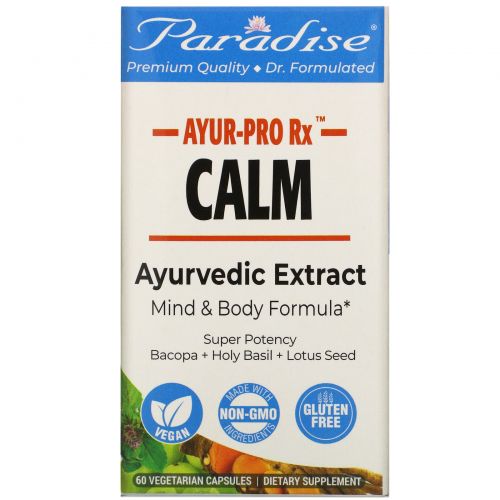 Paradise Herbs, AYUR Pro Rx, Calm, 60 Vegetarian Capsules