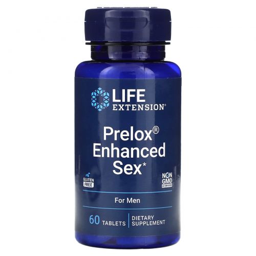 Life Extension, Prelox, естественный секс для мужчин, 60 таблеток
