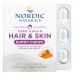 Nordic Naturals, Zero Sugar Hair & Skin Gummy Chews, Strawberry Lemonade, 27 Gummy Chews