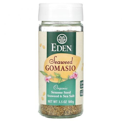 Eden Foods, Натуральные водоросли с гомасио, 3.5 унций (100 г)