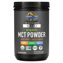 Garden of Life, Dr. Formulated Keto Organic MCT Powder, 10.58 oz (300 g)