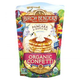 Birch Benders, Смесь для блинов и вафель, органическое конфетти, 397 г (14 унций)