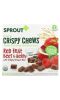 Sprout Organic, Хрустящие тянучки, красные ягоды и свекла, 5 пакетиков по 0,63 унции (18 г)
