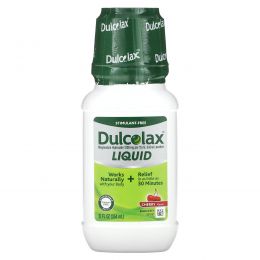 Dulcolax, жидкое слабительное, вишня, 354 мл (12 жидк. унций)