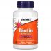 Now Foods, Биотин (Biotin), 5 000 мкг, 120 капсул