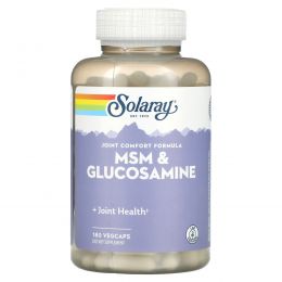 Solaray, MSM & Glucosamine , 180 VegCaps