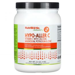 NutriBiotic, Immunity, Hypo-Aller C, витамин C с кальцием, магнием, калием и цинком, 1 кг (2,2 фунта)