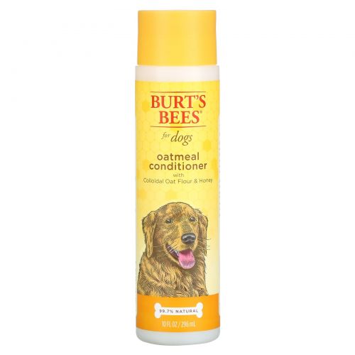 Burt's Bees, Oatmeal Conditioner for Dogs, Colloidal Oat Flour & Honey, 10 fl oz (296 ml)