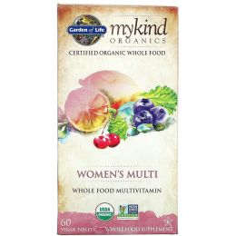 Garden of Life, MyKind Organics, Women's Multi, 60 Vegan Tablets