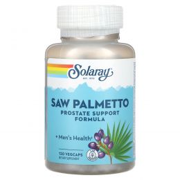 Solaray, Saw Palmetto, 120 вегетарианских капсул