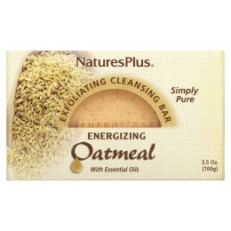 Nature's Plus, Очищающий пилинг бар из овсянки 3.5 унций. (100 г)