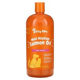 Zesty Paws, Pure Salmon Oil for Dogs and Cats, All Natural Supplement, 32 fl oz (946 ml)