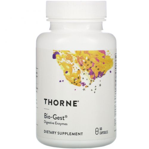 Thorne Research, Bio-Gest, 60 Растительных капсул