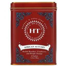 Harney & Sons, Африканская осень, 20 чайных пакетиков, 1.4 унции (40 г)