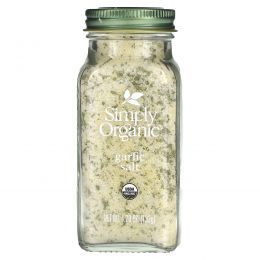 Simply Organic, Чесночная соль, 4,7 унции (133 г)