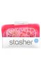 Stasher, Reusable Silicone Food Bag, Snack Size Small, Raspberry, 9.9 fl oz (293.5 ml)