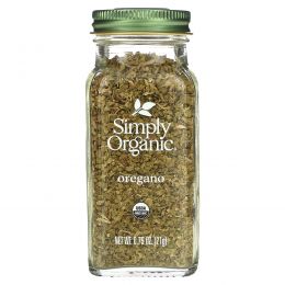 Simply Organic, Орегано, 0.75 унций (21 г)