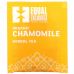 Equal Exchange, Organic Chamomile Herbal Tea, Caffeine Free, 20 Tea Bags, 0.85 oz (24 g)