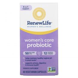 Renew Life, Ultimate Flora Women's Vaginal Probiotic, 50 Billion CFU, 60 Vegetarian Capsules