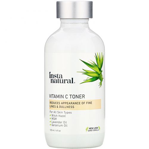 InstaNatural, Тоник для лица с витамином С, хризантема, 120 мл (4 унции)