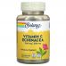 Solaray, Витамин C с эхинацеей, 500 мг , 120 вегетарианских капсул