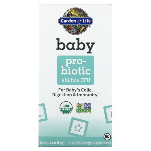 Garden of Life, Baby, Probiotic, 4 Billion CFU, 1.9 fl oz ( 56 ml)