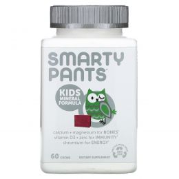 SmartyPants, Kids Mineral Complete, мультиминералы, смесь ягод, 60 жевательных пастилок