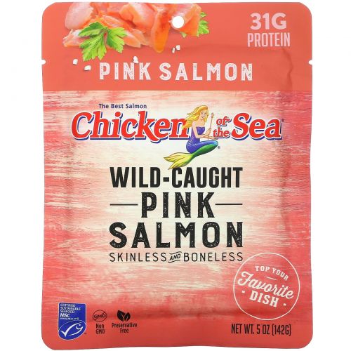 Chicken of the Sea, Wild-Caught Pink Salmon, 5 oz ( 142 g)