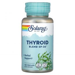 Solaray, Thyroid Blend SP-26, 100 Veggie Caps