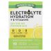 Nature's Truth, Electrolyte Hydration + B Vitamins, On-The-Go Powder Mix, Lemon, 10 Individual Stick Packs 0.123 oz (3.5 g) Each