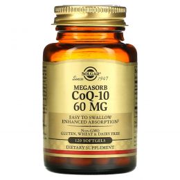 Solgar, Megasorb CoQ-10, 60mg, 120 Softgels