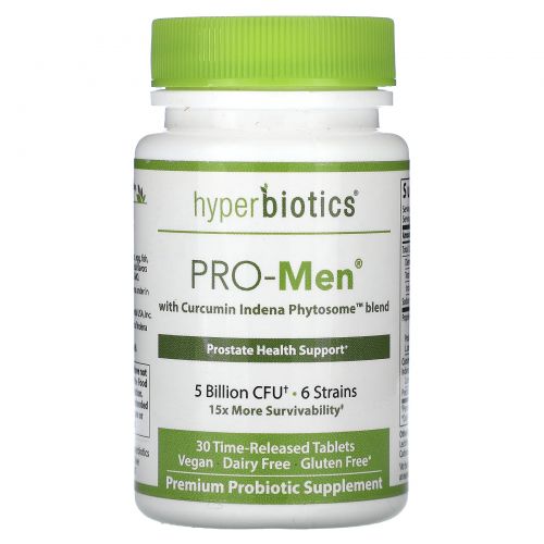 Hyperbiotics, PRO-Men, 30 Time Release Tablets