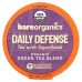 BareOrganics, Daily Defense, чай с суперфудами, со вкусом зеленого чая, 10 капсул по 4,75 г (0,17 унции)