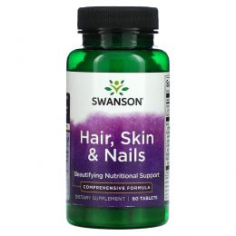 Swanson, Hair, Skin & Nails, 60 Tablets