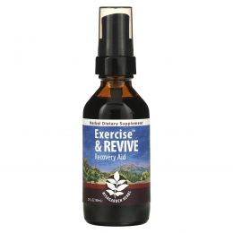 WishGarden Herbs, Exercise & Revive, средство для восстановления, 59 мл (2 жидк. Унции)