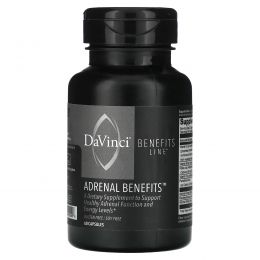 DaVinci Laboratories of Vermont, Benefits Line, Adrenal Benefits, 60 капсул