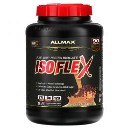 ALLMAX Nutrition, Isoflex, 100% Ultra-Pure Whey Protein Isolate (WPI Ion-Charged Particle Filtration), Chocolate Peanut Butter, 5 lbs (2.27 kg)