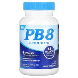 Nutrition Now, PB8, Натуральная формула, Ацидофильные пробиотики, 120 капсул