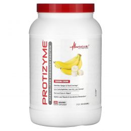 Metabolic Nutrition, Protizyme, Specialized Designed Protein, банановый крем, 910 г (2 фунта)