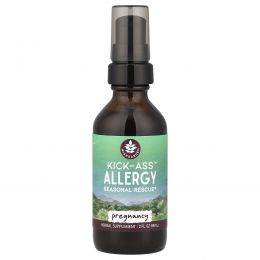 WishGarden Herbs, Kick-Ass ™ Allergy, для беременных, 59 мл (2 жидк. Унции)