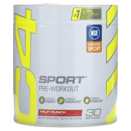 Cellucor, C4 Sport, Pre-Workout, Fruit Punch, 9.5 oz (270 g)